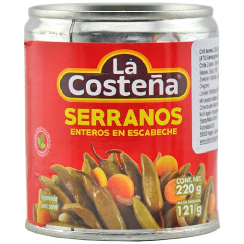 La Costena papryka Serrano cała 220g