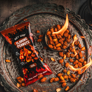 Ostre orzeszki Hot Chip Flaming Peanuts 70g