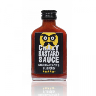 Ostry Sos Crazy Bastard Carolina Reaper & Blueberry 100ml