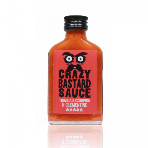 Ostry Sos Crazy Bastard Trinidad Scorpion & Clementine 100ml