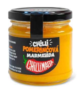 Dżem ChilliMaga pomarańczowy z chili Bhut Jolokia 210g