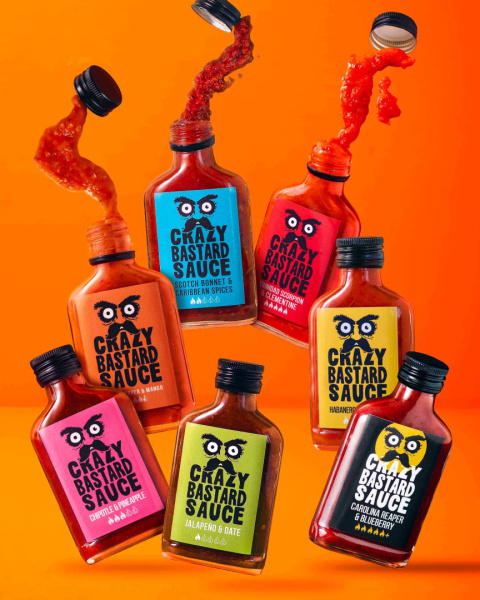 Ostry Sos Crazy Bastard Ghost Pepper & Mango 100ml