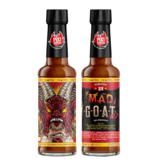 Ostry sos Pixi Peppers MAD GOAT RED fermentowany, 200ml