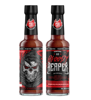 Ostry sos Pixi Peppers BLOODY REAPER z Caroliną Reaper, 200ml
