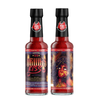 Bardzo ostry sos Pixi Peppers DEVIL'S KISS z mix SUPERHOTS, 200ml