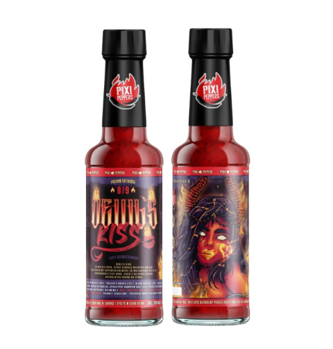 Bardzo ostry sos Pixi Peppers DEVIL'S KISS z mix SUPERHOTS, 200ml Bardzo ostry sos Pixi Peppers DEVIL'S KISS z mix SUPERHOTS, 200ml