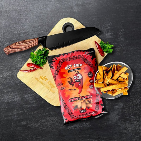 Hot Chip Strips Smoked Scorpio z papryką Scorpion, 80g Hot Chip Strips Smoked Scorpio z papryką Scorpion, 80g