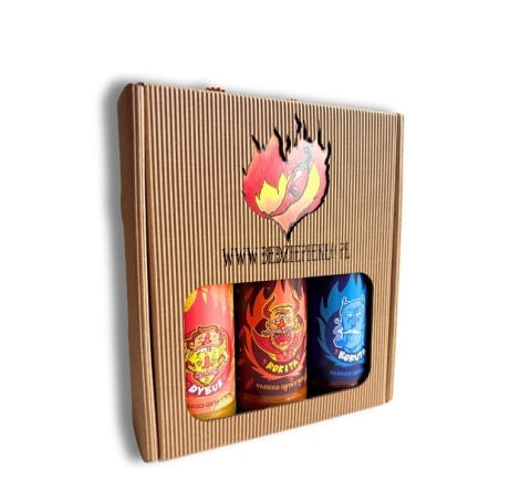 Zestaw prezentowy 3 sosów Będzie Piekło: Rokita, Boruta & Dybuk 3x200ml